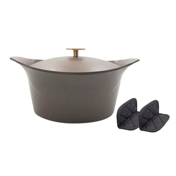 COCOTTE 28 CM TAUPE