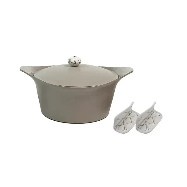 COCOTTE 24 CM GRIS